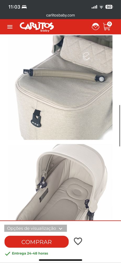 Alcofa Micro carrycot por Jané