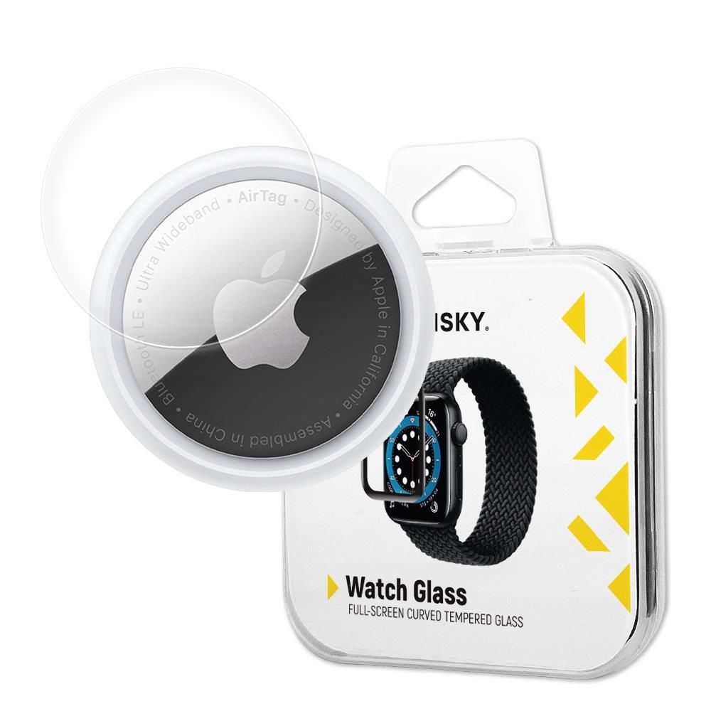 hybrydowe szkło ochronne do apple airtag czarny