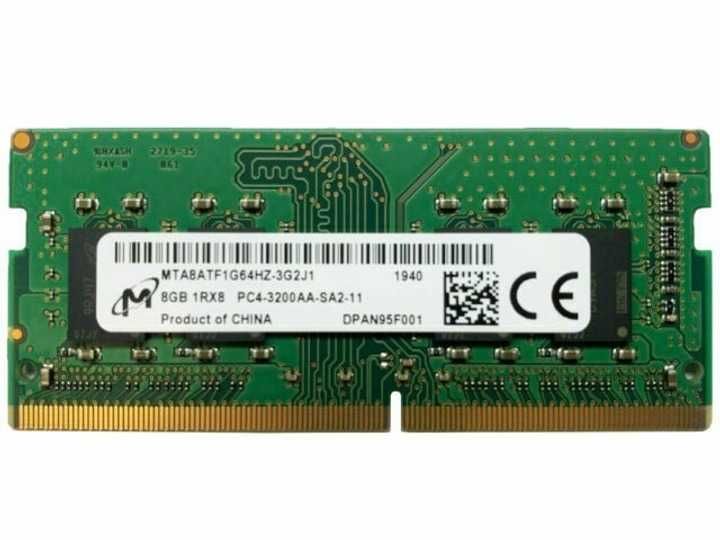 память 8Gb DDR4 Micron 3200 Mhz для ноутбука