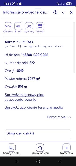 Sprzedam działki leśne i rolne Polkowo, Mrozowa Wola gm. Stoczek