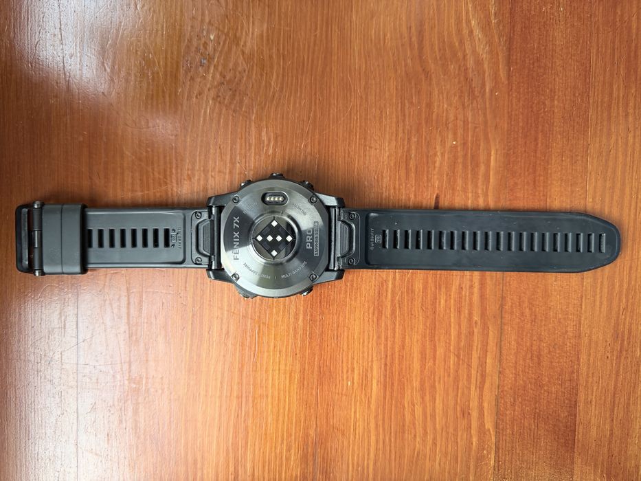 GARMIN GPS Fenix 7x Pro Sapphire Carb Grey czarny pasek