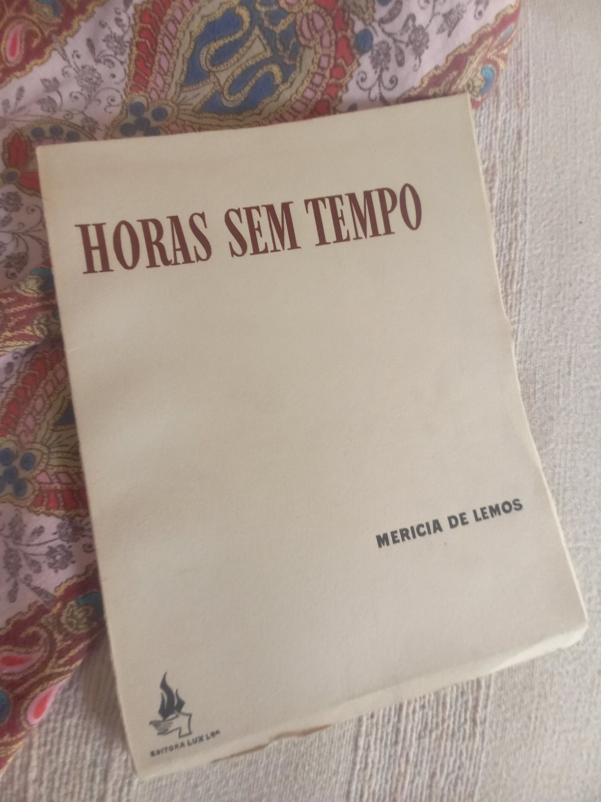 Merícia de Lemos  Horas Sem Tempo poesia primeira edição