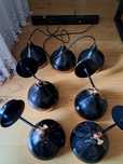 Lampa sufitowa i kinkiety w stylu loftowym