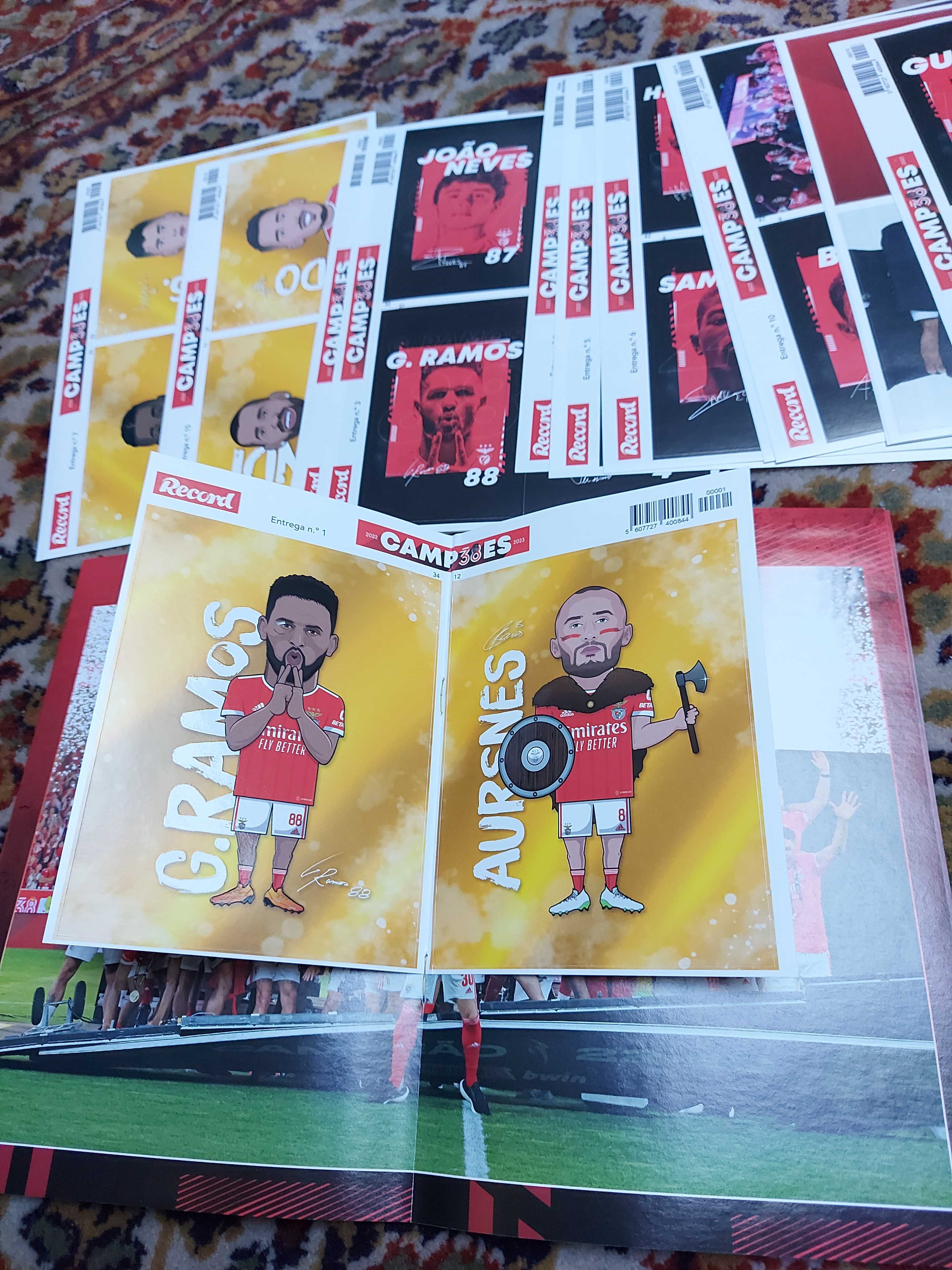 Caderneta benfica 38 record