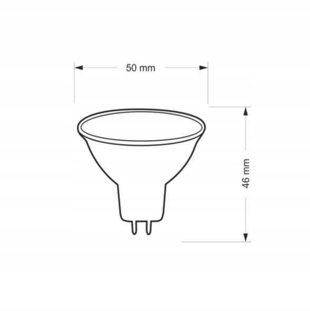 Żarówka halogenowa 50mm 12V 20W MR16