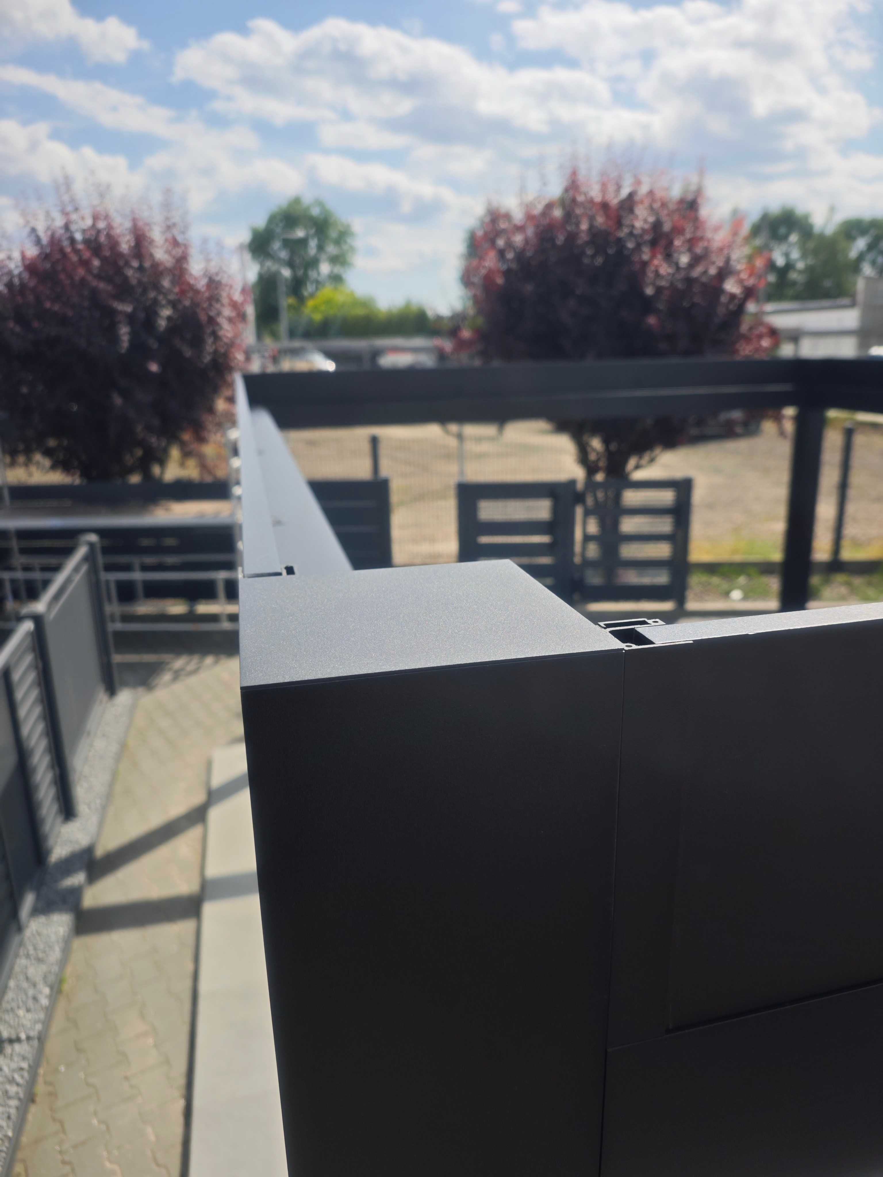 pergola ogrodowa konstrukcja aluminiowa masywna 5x4m, kolor RAL