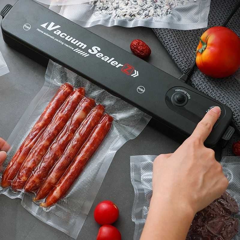 Вакуумный упаковщик для продуктов Вакууматор Vacuum Sealer+ пакеты