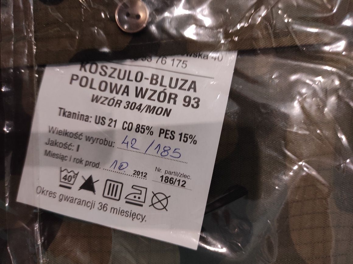 Koszulo bluza polowa wzór 304/MON 42/185