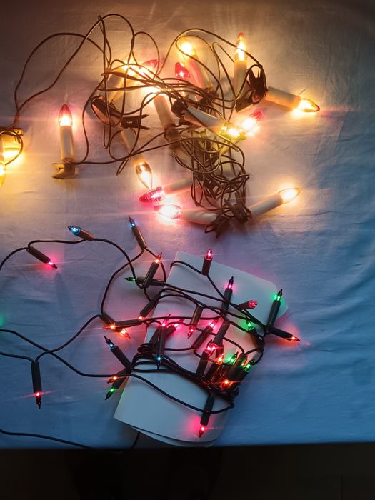 Lampki choinkowe z okresu PRL