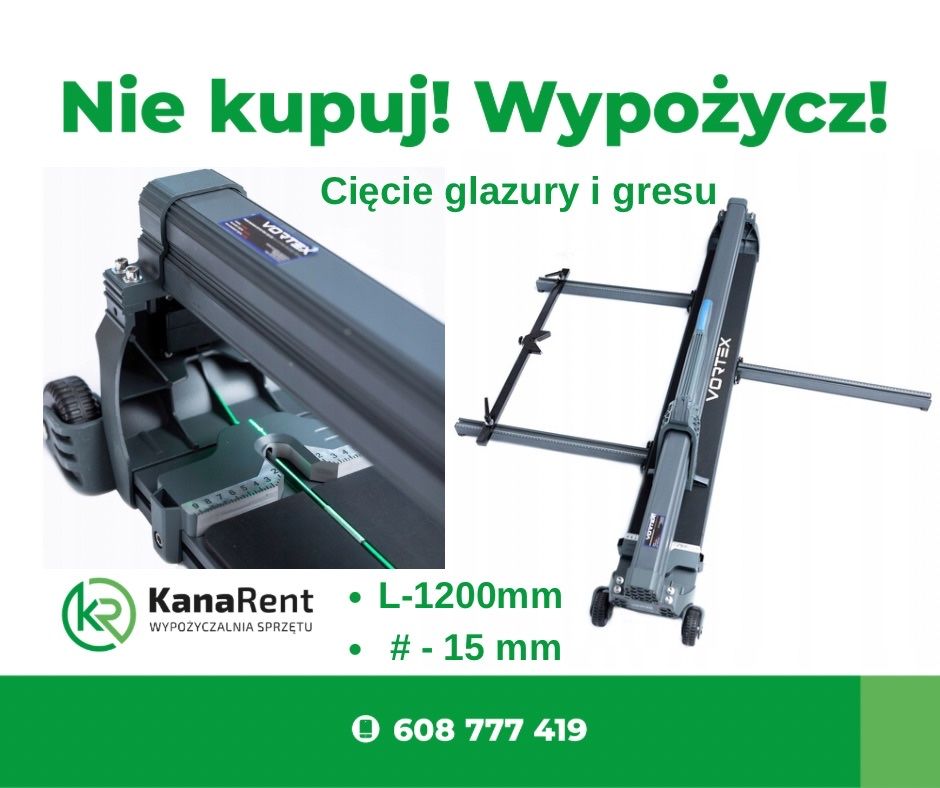 Maszynka do cięcia płytek - WYNAJEM !!!