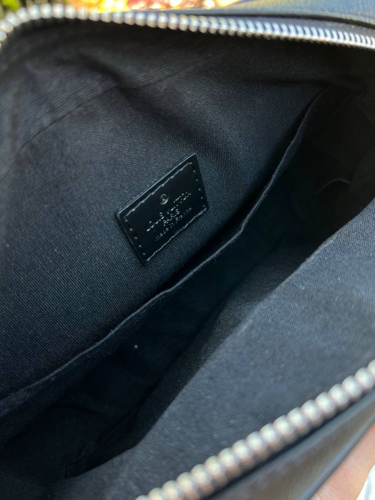 Чоловіча сумка месенджер- Louis Vuitton, шкіряна сумка