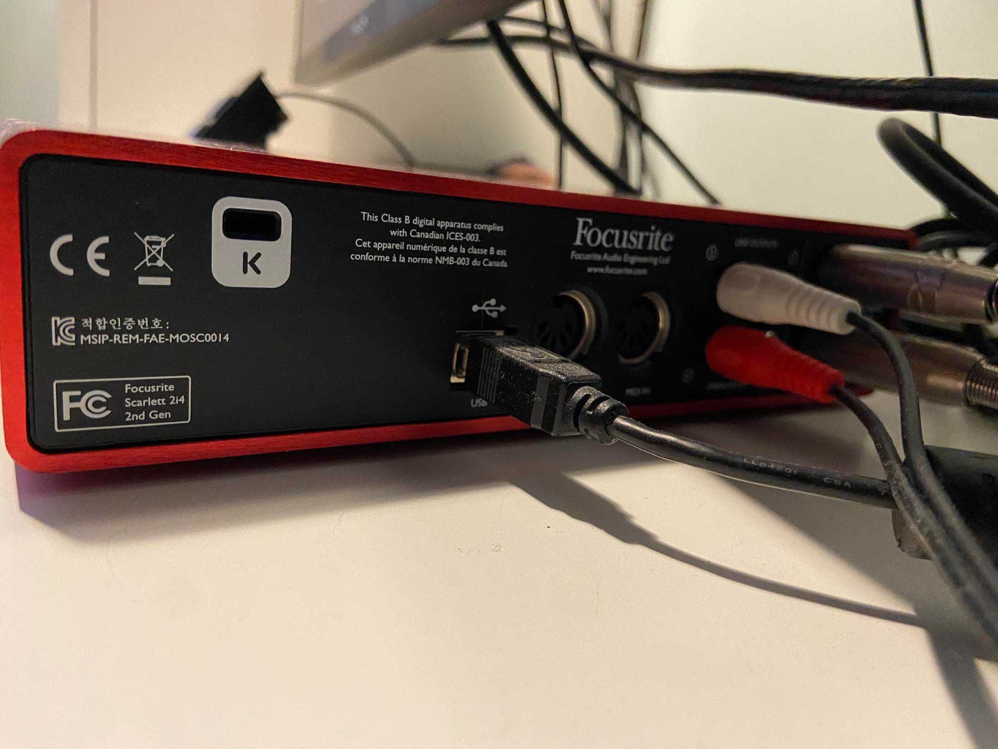 Scarlett 2i4 Focusrite (2nd Gen) Interfejs audio usb