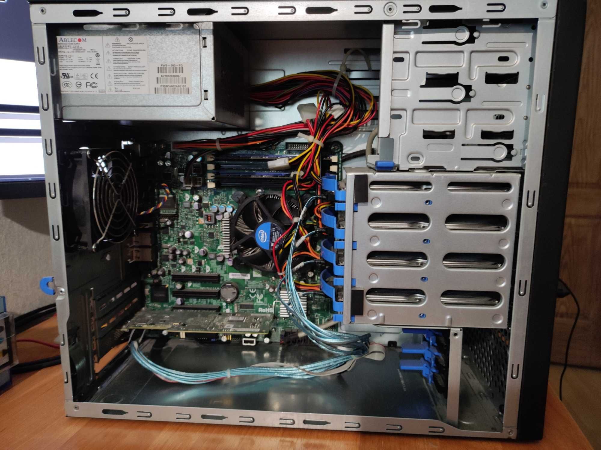 Сервер Supermicro X8SIL, Intel X3430, 16Gb DDR3, SAS 9240-4i, 2Tb HDD