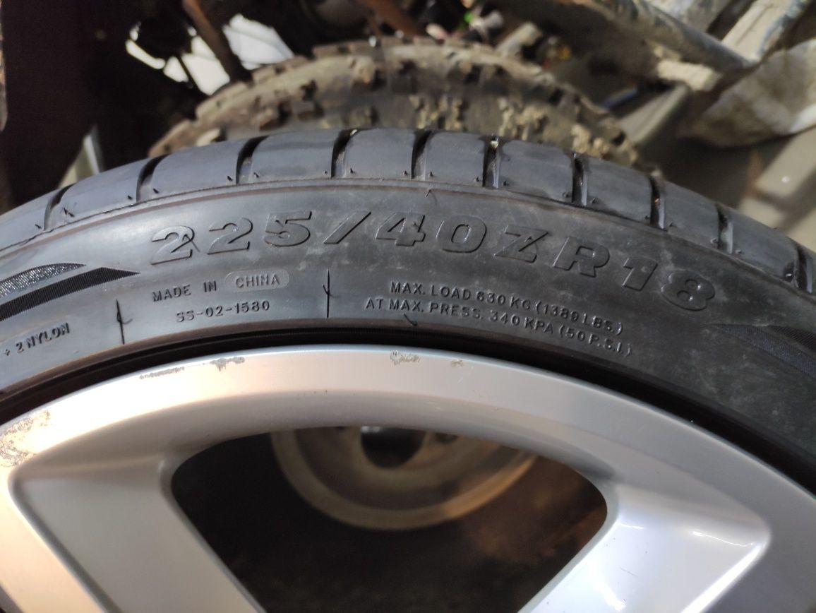 Диски с резиной R18 RONAL 1814 AUDI B8 5*112