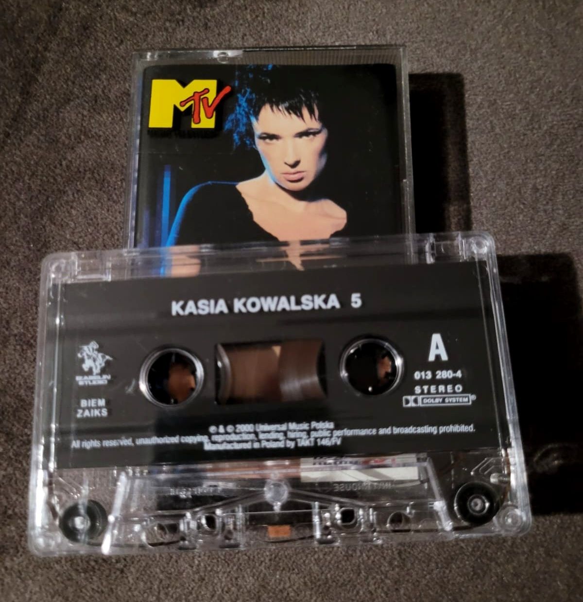 Kasia Kowalska - 5, kaseta magnetofonowa pop