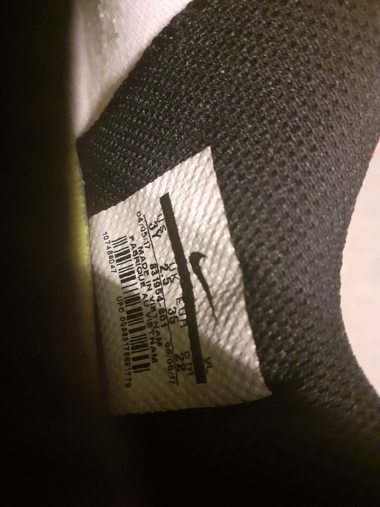 Korki halowe Nike Mercurial x rozmiar 35