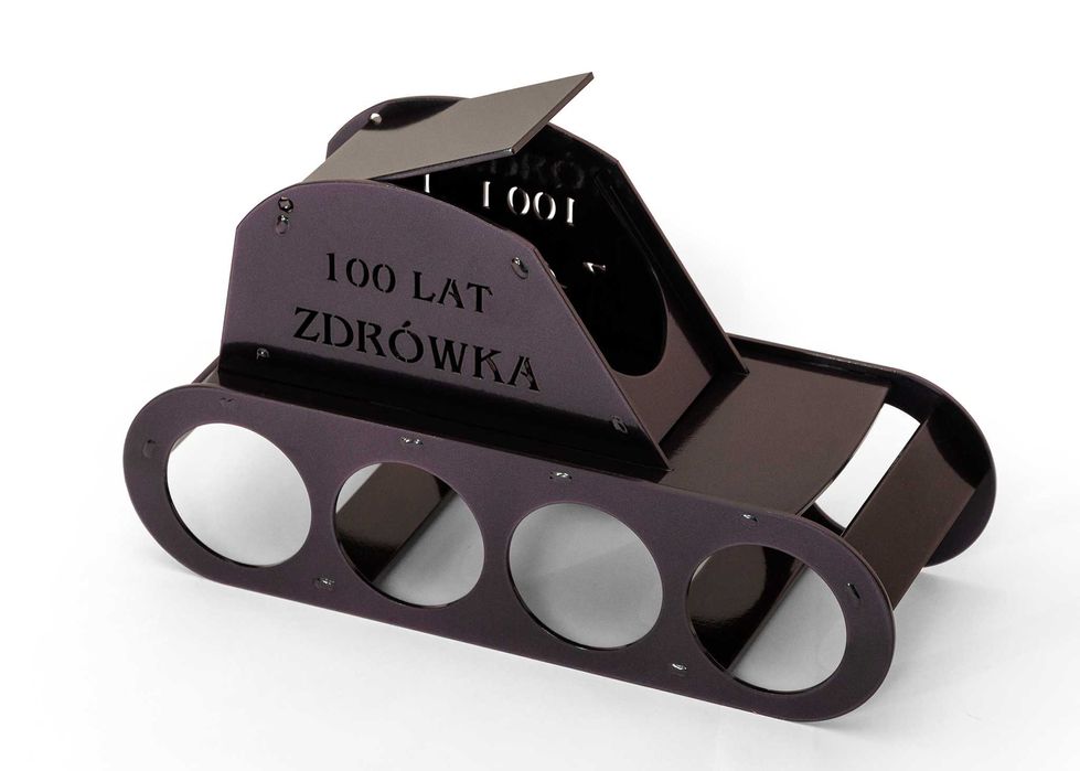 Śmieszny prezent na 18 30 40 urodziny czołg na alkohol metalowy