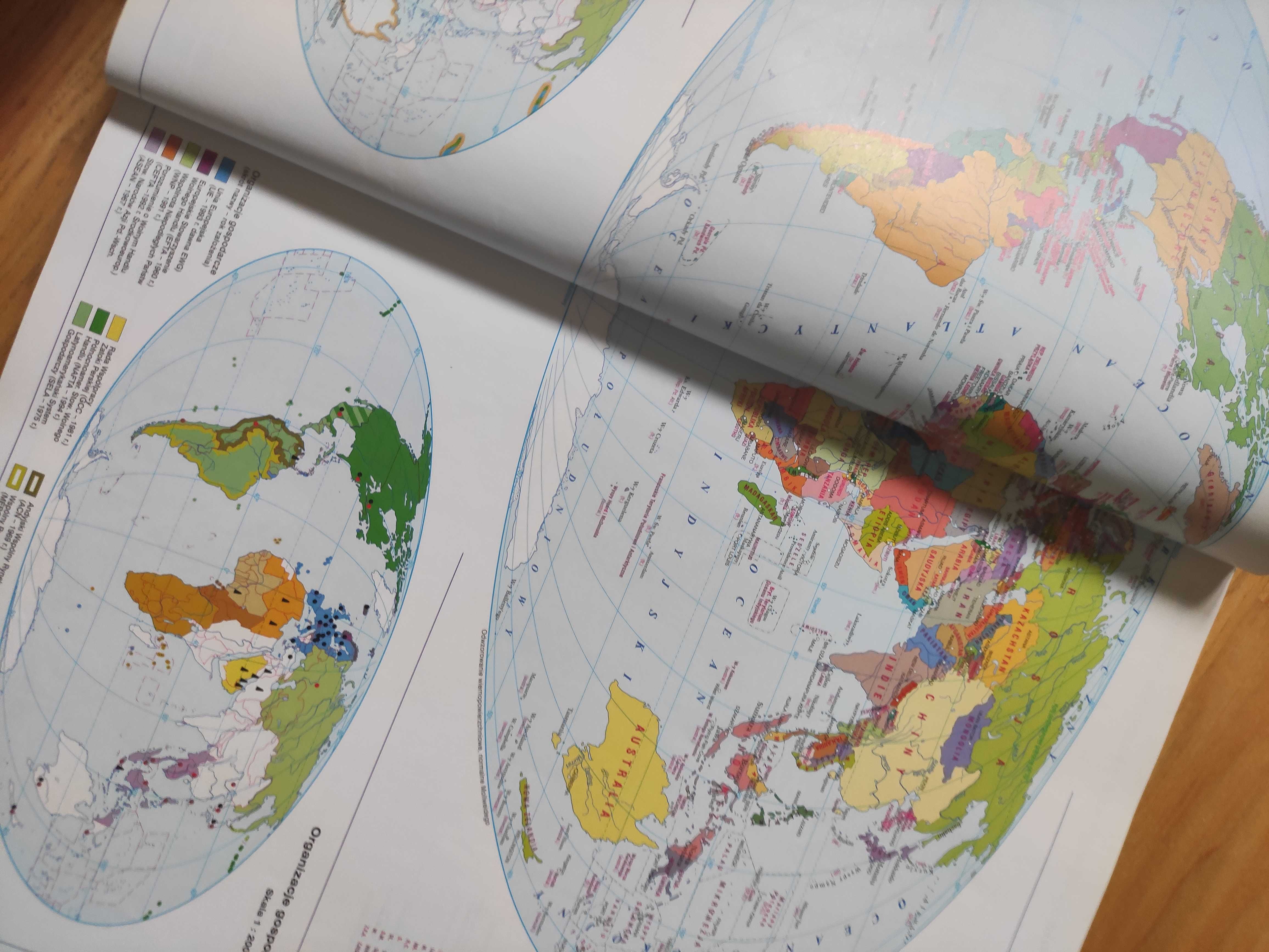 Atlas geograficzny Świat i Polska Nowa Era