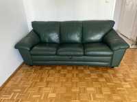 Sofa kanapa 3-osobowa, tapicerka skórzana.