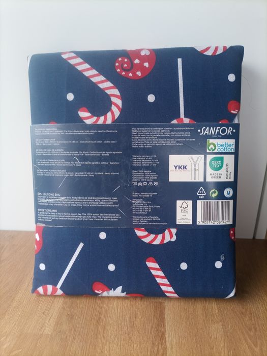Pościel świąteczna bawełna 100% Smukee 220/200cm komplet pościeli