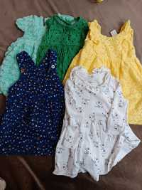 Набір плаття сарафанчик сукня для дівчинки  9-12 місяців