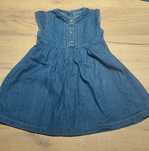 Sukienka jeansowa rozmiar 74-80