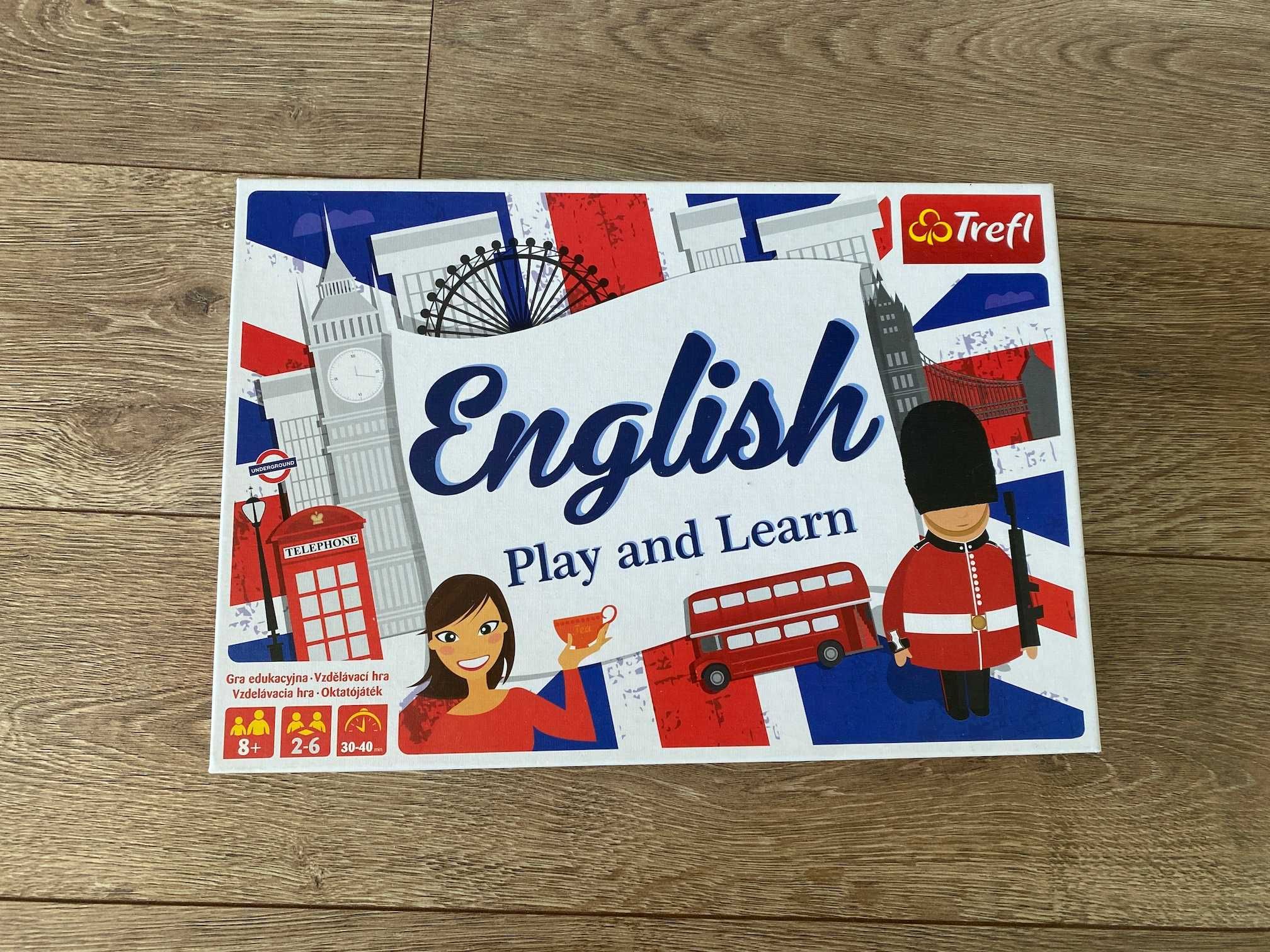 Edukacyjna gra planszowa English Play And Learn Trefl