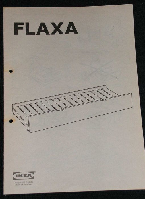 Podwójne łóżko IKEA FLAXA