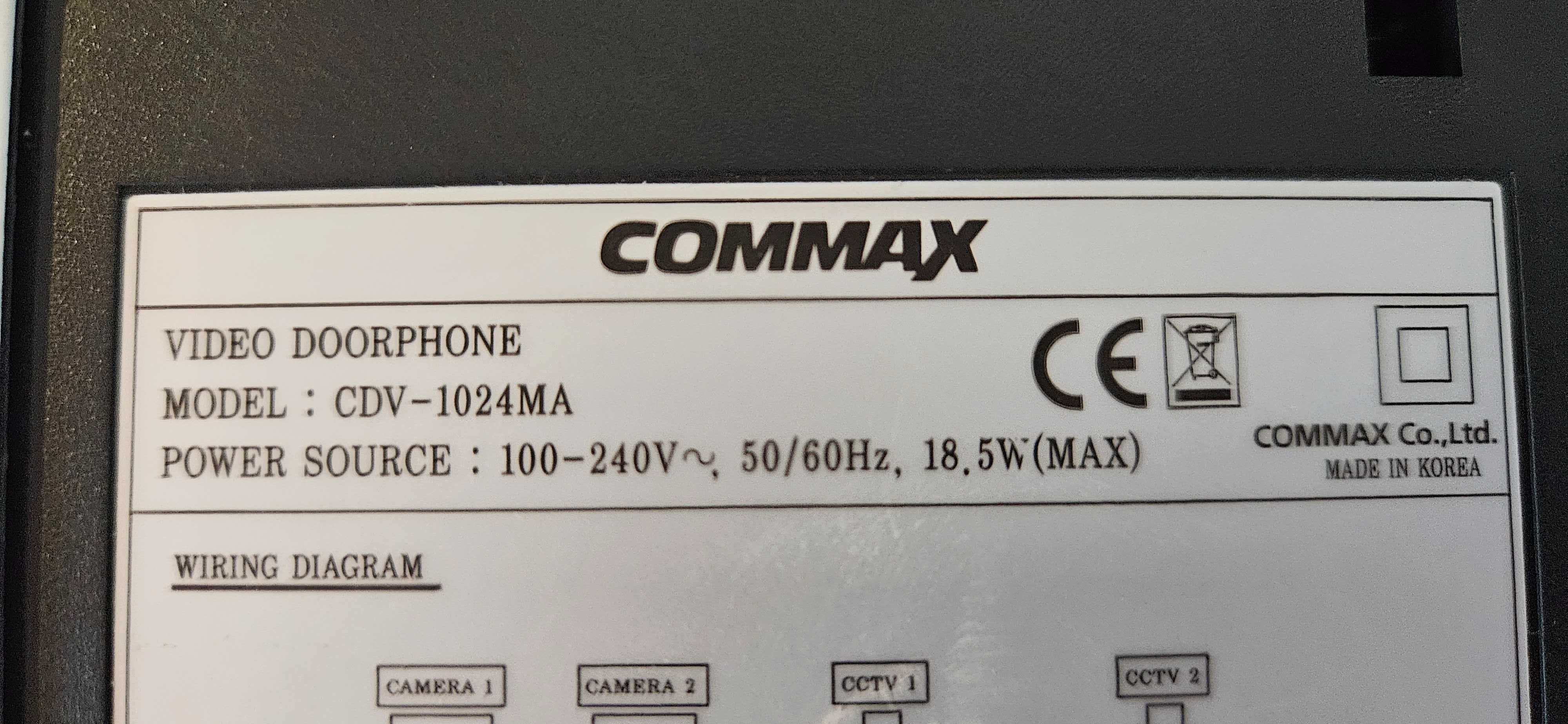 CDV-1024MA monitor 10" COMMAX bdb