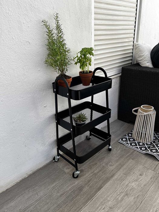 Wózek kuchenny 3 poziomy Regał łazienkowy Szafka na kółkach OKAZJA