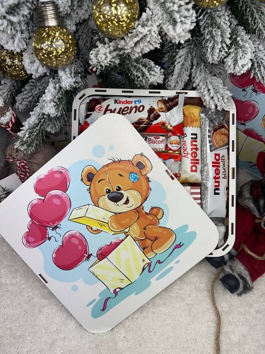 Подарунковий набір Ведмедик  є різні варіанти та  розміри