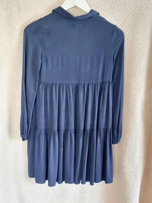 Granatowa sukienka. H&M. Rozmiar 146cm.