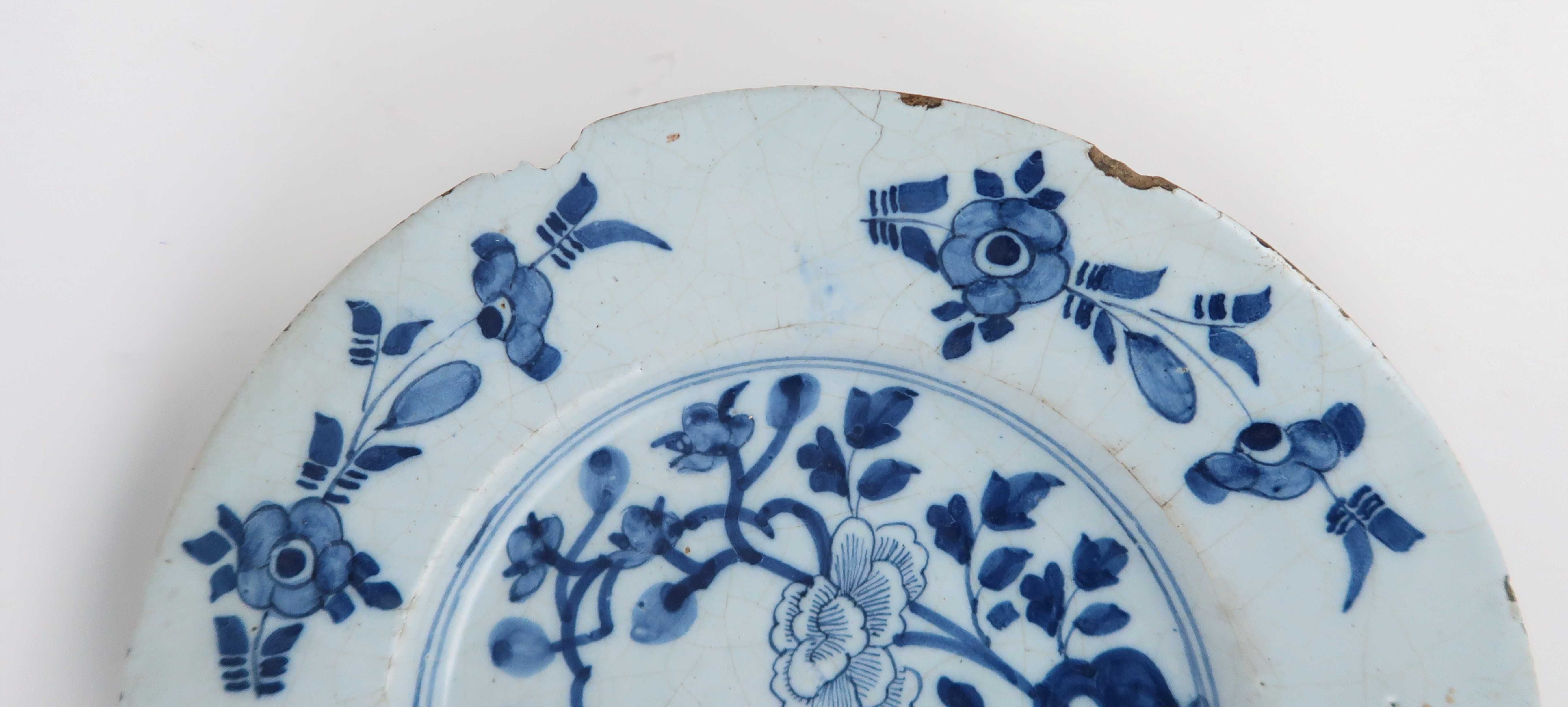 Prato Cerâmica azul e branca Séc. XVII / XVIII (Ref. 1)