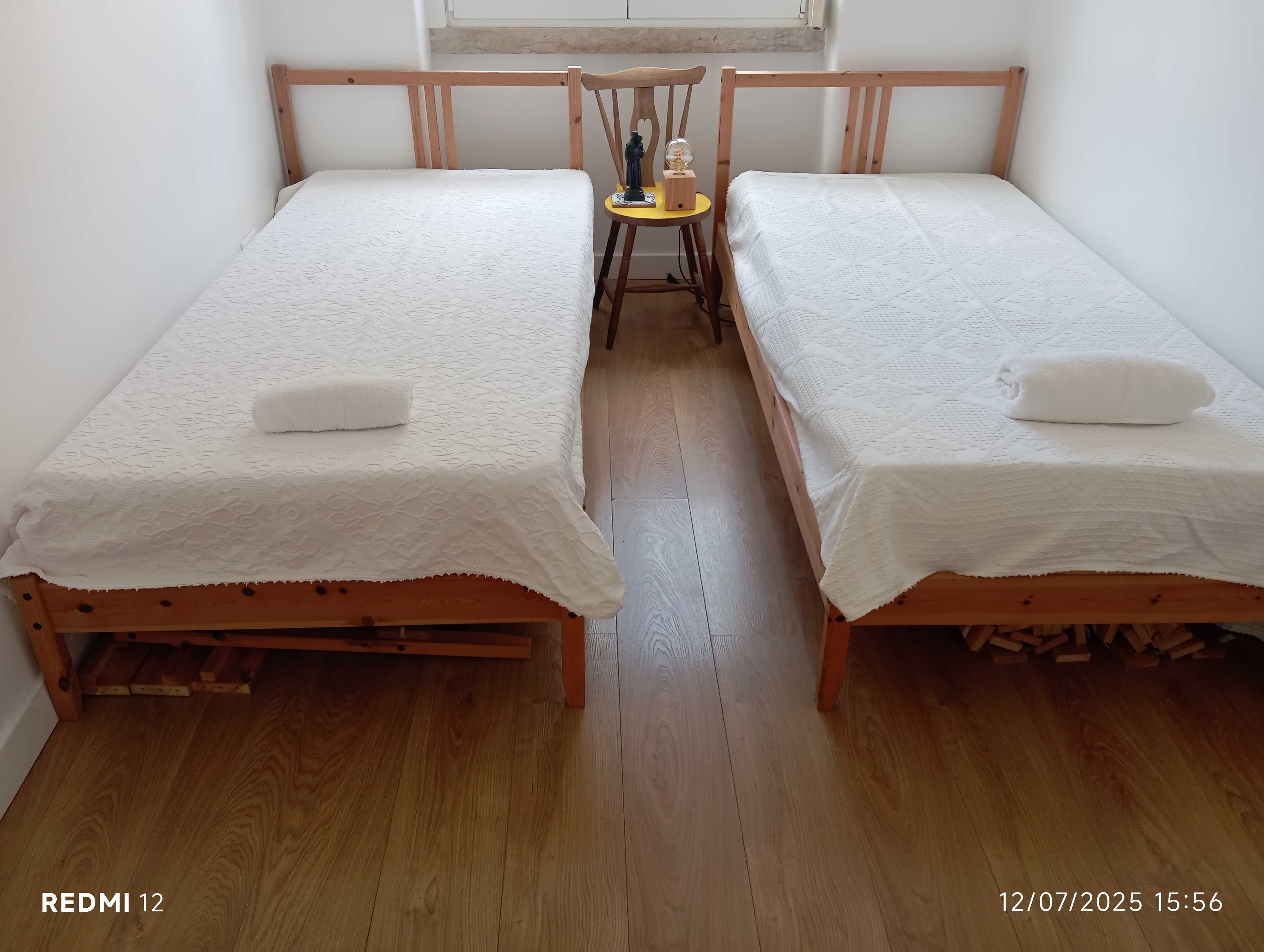 Camas IKEA + colchões 90x200