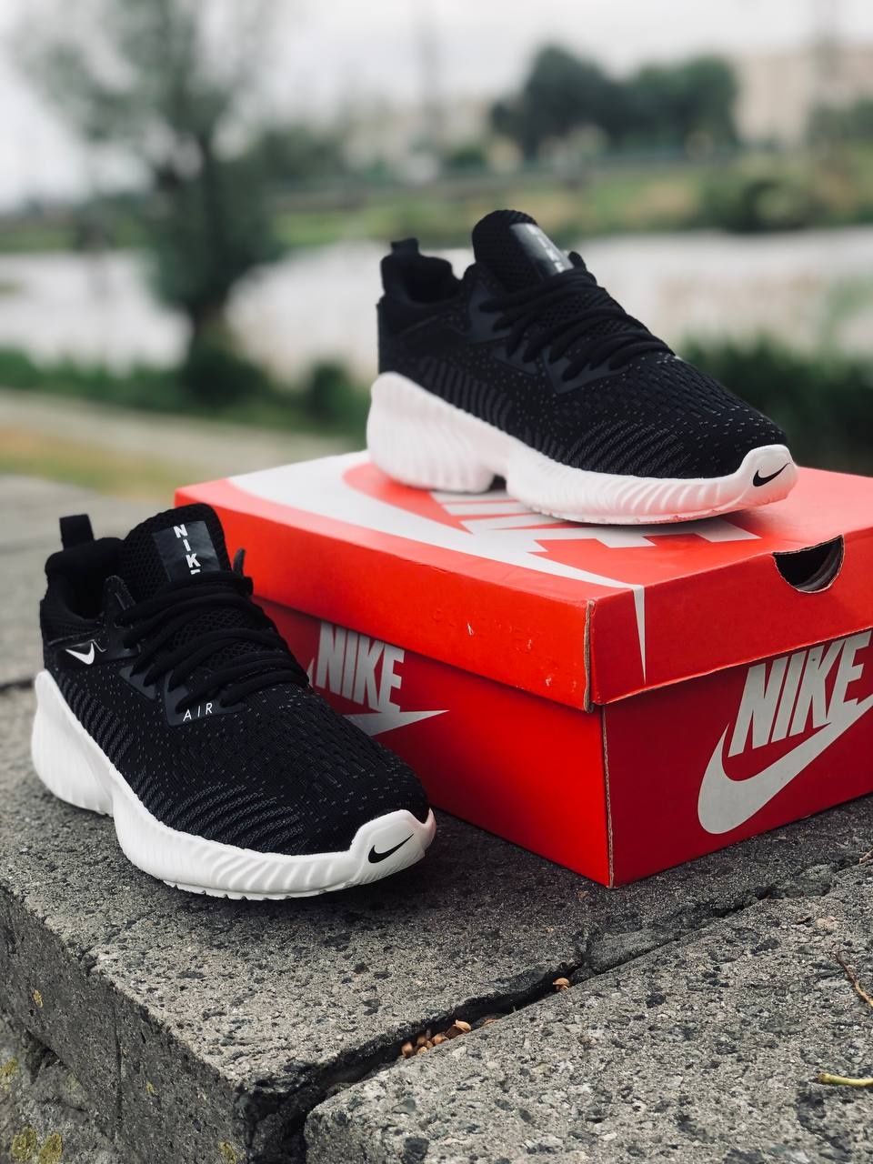Мужские кроссовки Nike Летние черные кросовки Найк Кросівки Найк