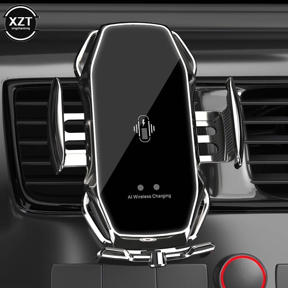 Умный автодержатель автоматический с беспроводной зарядкой