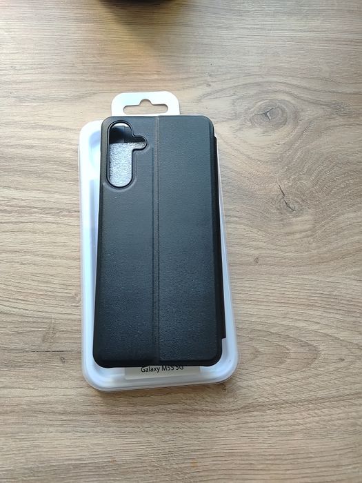 Etui TECH-PROTECT Flip View Pro do Samsung Galaxy M55 5G Czarny