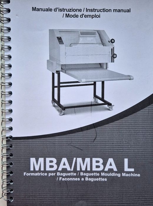 БАГЕТОФОРМУВАЧ MAC.PAN MBA/2C Італія  стан як новий