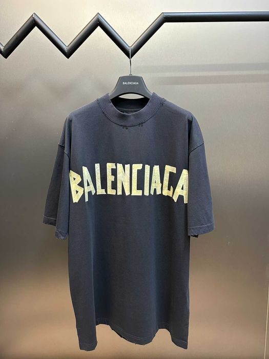 Футболка Balenciaga Tape Type майка тишка Баленсиага