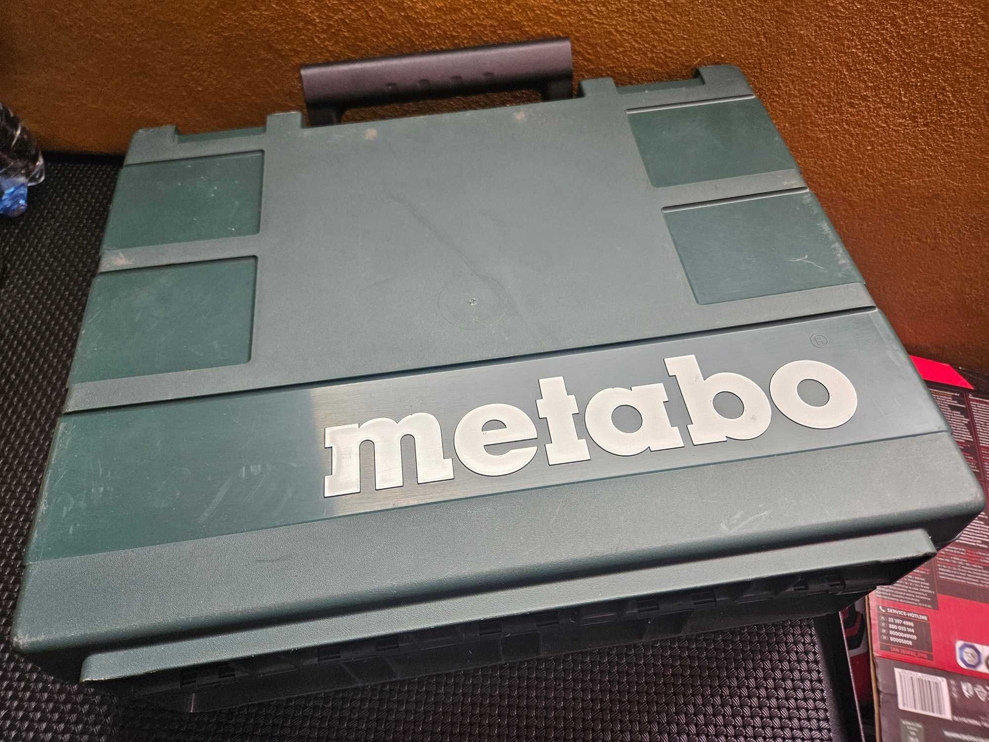Klucz udarowy metabo akumulatorowy 18v walizka ładowarka mocny 1/2cala