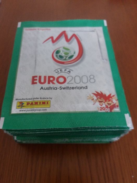 Conjunto 50 saquetas + Caderneta euro 2008 PANINI