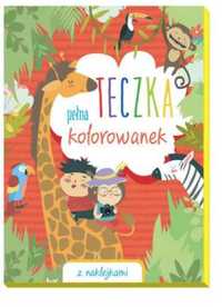 Teczka pełna kolorowanek - praca zbiorowa