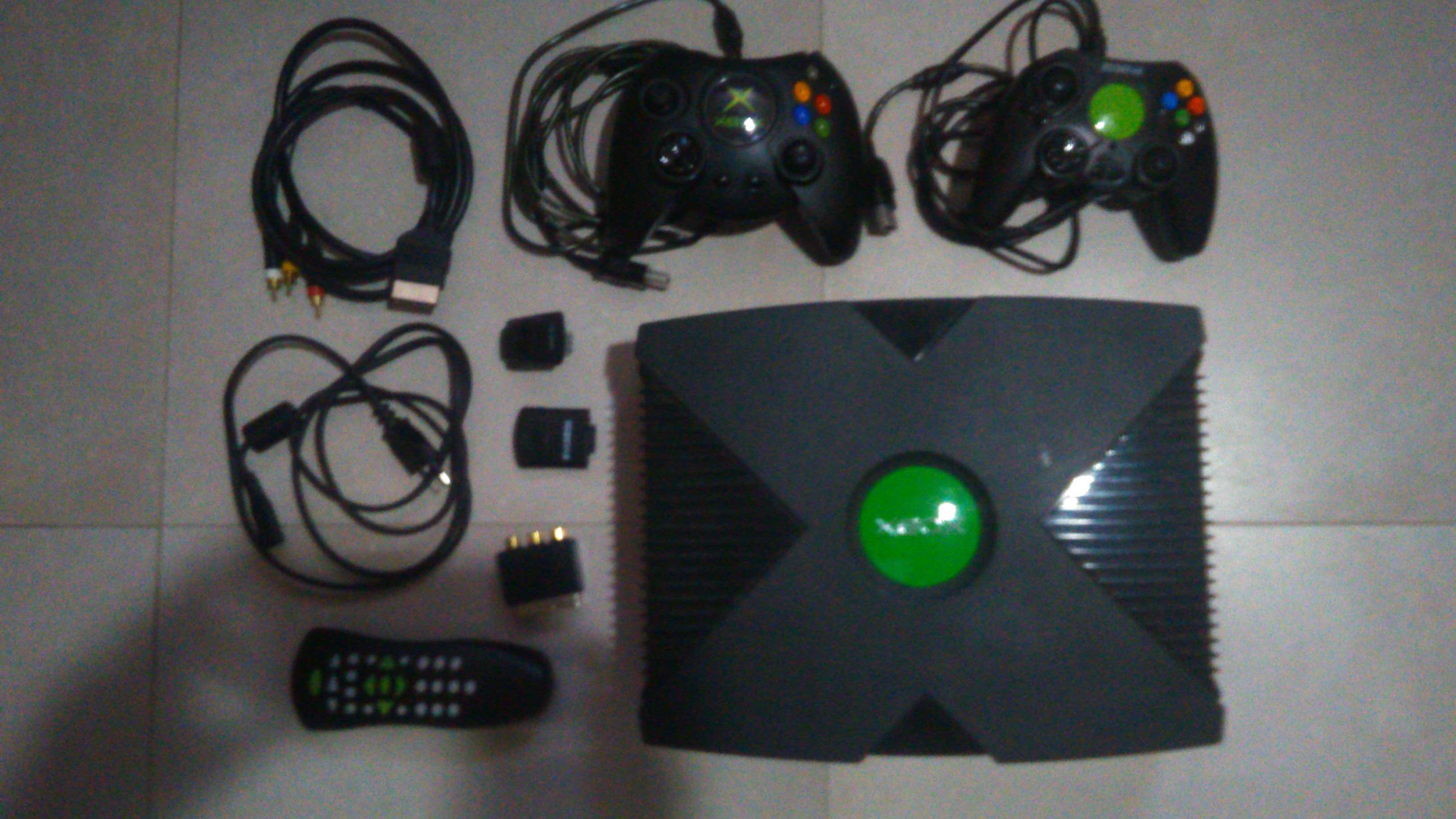 X-Box da microsoft bem conservada