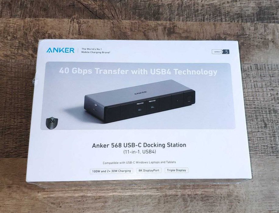 Док-станція Anker 568 (11 в 1, USB4)