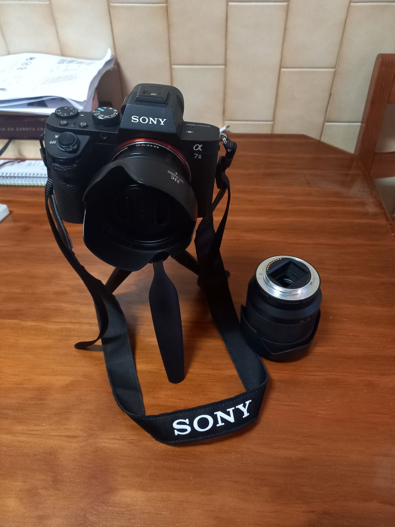 Sony a7ii mais objetivas