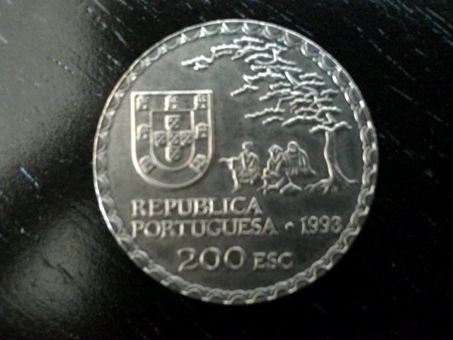 Moedas 200 escudos em Prata