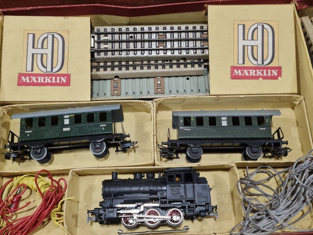 Conjunto Comboios Marklin antigo, anos 50