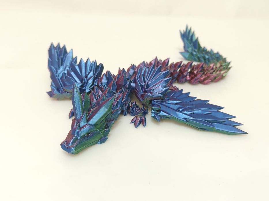 Smok zabawka 3D ruchome elementy idealny na prezent