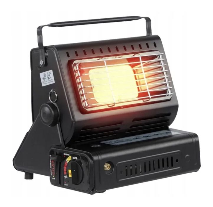 Газовий обігрівач плита, газова плита 2в1 Happy Home 1300Вт.