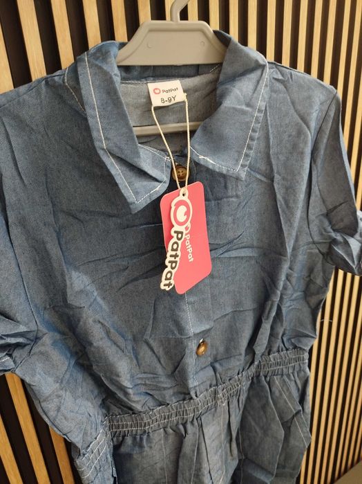 Kombinezon jeansowy PatPat • 8–9 lat • Nowy